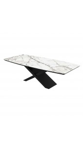 Стіл BELFORT 260х120х76 Laminam Invisible white (5mm)