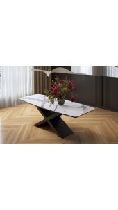 Стіл BELFORT 240х100х76 Laminam Bianco Statuario Venato (5mm)