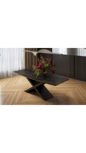 Стіл BELFORT 240х100х76 Laminam Naturali Noir Desir (5mm)