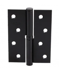 Дверная петля RDA 100*3*2,5 (1 подшипник, сталь) черный матовый