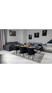 Стіл BELFORT 260х120х76 Laminam Emperador Extra (5mm)