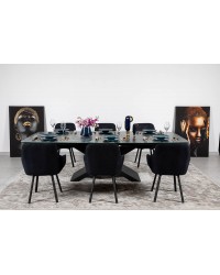 Стіл BELFORT 240х100х76 Laminam Verde Alpi Lucidato (5mm)