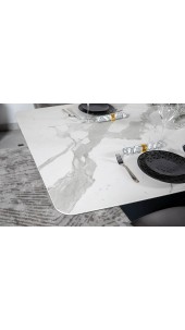 Стіл BELFORT 240х100х76 Laminam Bianco Statuario Venato (5mm)