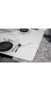 Стіл BELFORT 240х100х76 Laminam Bianco Statuario Venato (5mm)