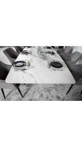 Стіл BELFORT 240х100х76 Laminam Bianco Statuario Venato (5mm)