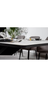 Стіл BELFORT 240х100х76 Laminam Bianco Statuario Venato (5mm)