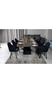 Стіл BELFORT 260х120х76 Laminam Emperador Extra (5mm)