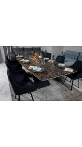 Стіл BELFORT 260х120х76 Laminam Emperador Extra (5mm)