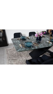 Стіл BELFORT 240х100х76 Laminam Verde Alpi Lucidato (5mm)